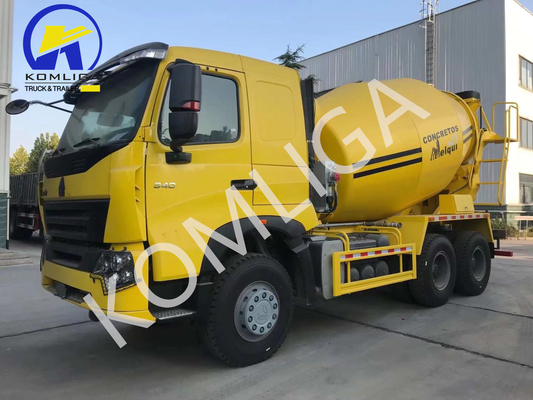6×4 드라이브 휠 Sinotruk HOWO Zz3257n3847A 모바일 시멘트 믹서 트럭