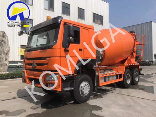 6×4 드라이브 휠 Sinotruk HOWO Zz3257n3847A 모바일 시멘트 믹서 트럭