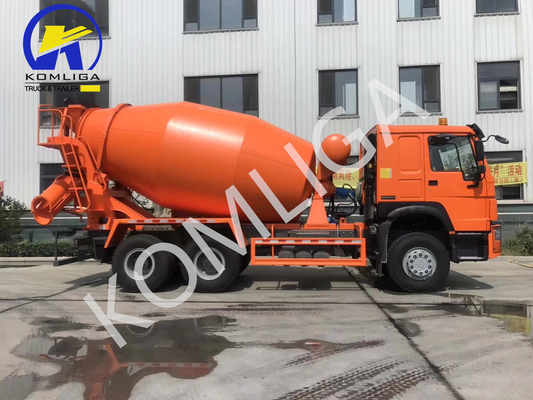 6×4 드라이브 휠 Sinotruk HOWO Zz3257n3847A 모바일 시멘트 믹서 트럭