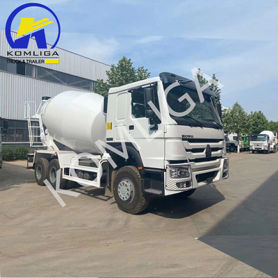 6×4 드라이브 휠 Sinotruk HOWO Zz3257n3847A 모바일 시멘트 믹서 트럭