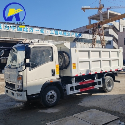 방사선 타이어 디자인 2024 Sinotruk HOWO 4X2 미니 덤프 트럭