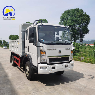 방사선 타이어 디자인 2024 Sinotruk HOWO 4X2 미니 덤프 트럭