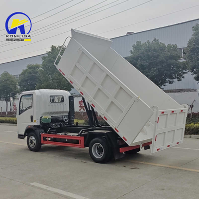 방사선 타이어 디자인 2024 Sinotruk HOWO 4X2 미니 덤프 트럭