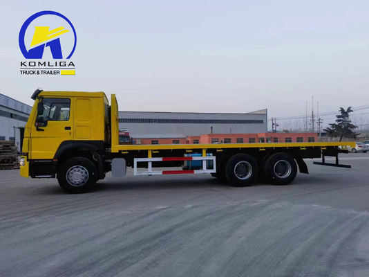 351-450hp 10 바퀴 화물 트럭 Sinotruk HOWO/Shacman/Dongfeng/FAW 평면 갑판 트럭