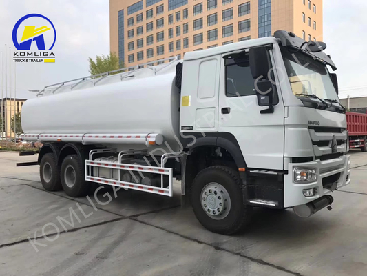 수동 6X4 20cbm 25cbm 20000/25000 리터 시노트럭 HOWO 샤크맨 디젤 연료 탱크 트럭