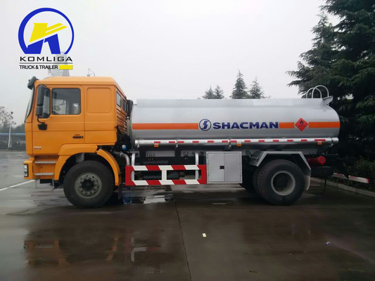 샤크만 F2000 6X4 10 휠 270HP ISO 인증으로 음료 연료 탱크 트럭