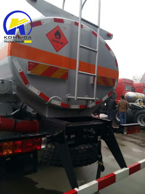 샤크만 F2000 6X4 10 휠 270HP ISO 인증으로 음료 연료 탱크 트럭