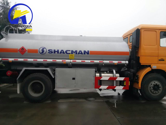 샤크만 F2000 6X4 10 휠 270HP ISO 인증으로 음료 연료 탱크 트럭