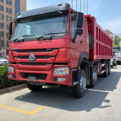 351-450hp HOWO 8X4 12 바퀴와 300L 연료 탱크와 함께 무거운 직무 덤퍼