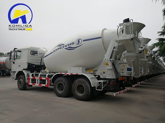 샤크만 F2000 6X4 336HP 10바퀴 사용자 정의 콘크리트 믹서 사용 대용량 시멘트 탱크 트럭