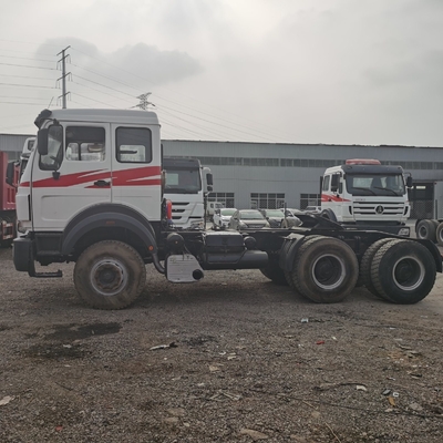 디젤 연료 타입 380HP 6X4 북 벤츠 ISO 인증과 함께 사용 된 Beiben 트랙터 트럭