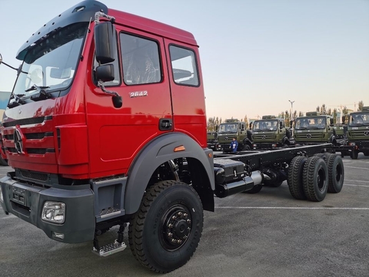 Beiben 6X4 트랙터 헤드 90 단방향 다섯 번째 바퀴와 ECE 인증 타이어