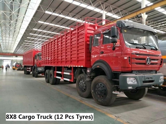베이벤 덤프 화물 트럭 트랙터 트럭 6X4 Zf8098 스티어링 시스템 사용자 정의