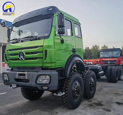 6X4 중량 LHD Rhd 트랙터 말 트럭 Ng80b 긴 카비와 단일 잠자리