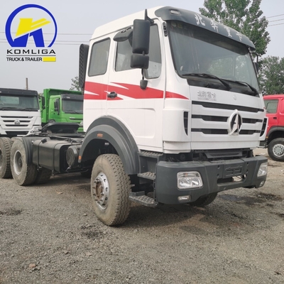 베이벤 6X4 10 휠러 사용 된 프라임 모버 트랙터 헤드 트럭 Zf8098 스티어링 시스템