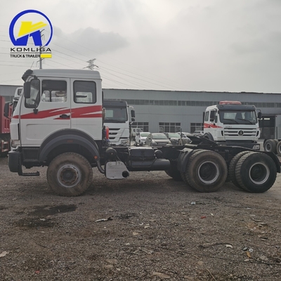 베이벤 6X4 10 휠러 사용 된 프라임 모버 트랙터 헤드 트럭 Zf8098 스티어링 시스템