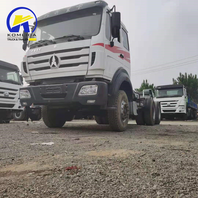 400L 알루미늄 합금 연료 탱커 북 벤츠 6X4 트레일러 헤드 트랙터 트럭 디자인