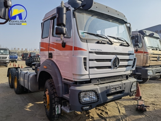 Beiben 6X4 380HP 10 바퀴 Ng80b 긴 캐빈과 함께 30-40tons 트랙터 트럭/트레일러 헤드