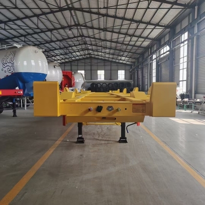 30T 용량 3 축 2 축 20FT 40FT 컨테이너 사용 된 골격 트레일러 최고