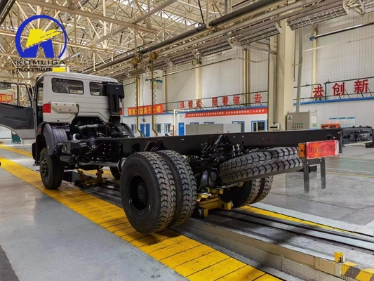 400L 알루미늄 합금 연료 탱커 중량 Beiben 6X4 420HP 화물 트럭 트럭 차시