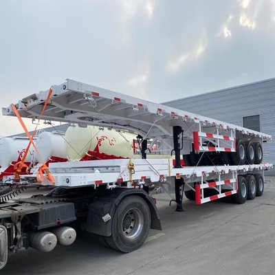 조스트 2속 스포트 다리 20FT 평면 침대 반 트레일러 컨테이너 40FT 트럭 트레일러