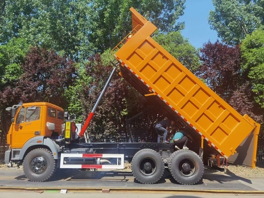 10 바퀴 6X4 베이벤 디젤 덤프 트럭 벤츠 트럭 400L 알루미늄 합금 연료 탱크
