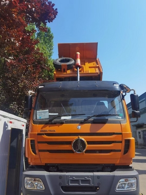 10 바퀴 6X4 베이벤 디젤 덤프 트럭 벤츠 트럭 400L 알루미늄 합금 연료 탱크