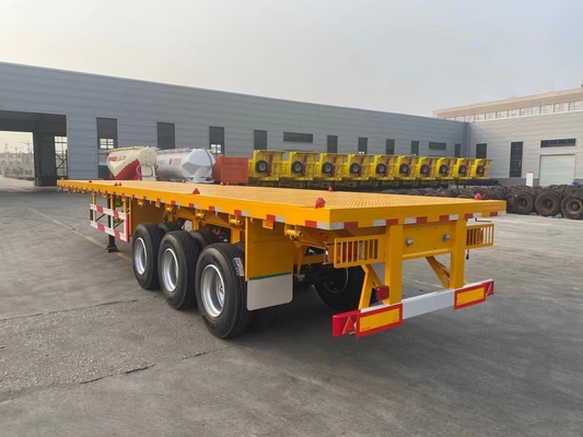 12500*2500*1650mm 40 Prime Tri-Axles 컨테이너 평면 반 트레일러 자판용