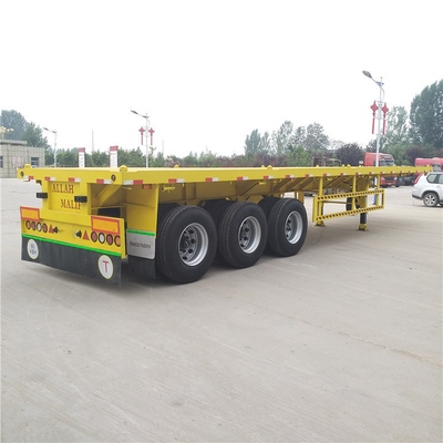 3 축 40t 20FT 40FT 평면 컨테이너 차시 안티블록 제동 시스템