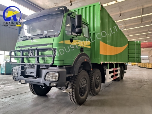 Zf8098 스티어링 시스템 가중 운송용 디젤 12륜 화물 트럭