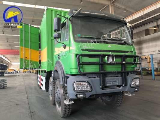 Zf8098 스티어링 시스템 가중 운송용 디젤 12륜 화물 트럭