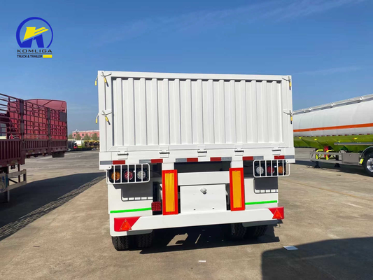 밸브 와브코 7000-8000mm 휠 베이스 40FT 35-40ton 3 축 대량 화물 측면 벽 반 트레일러