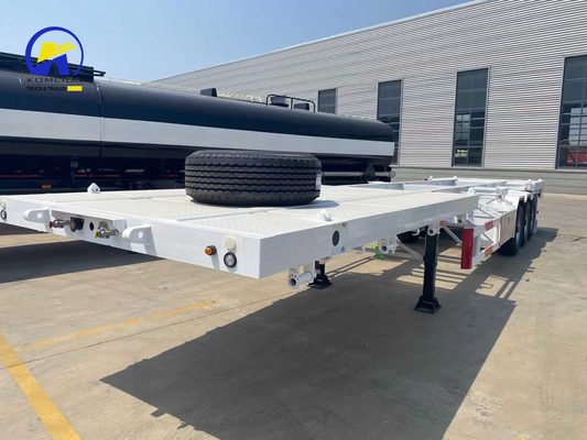1820mm 출면 중량 3 축 40FT 골격 중량 US용 반 컨테이너 트레일러