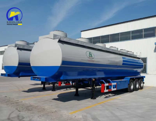 자부차 Sinotruk HOWO 50000 리터 연료 탱크 반 트레일러 12 타이어 번호