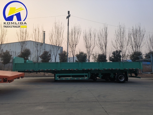 600mm 3Axis Verdant 녹색 색상 측면 벽 화물 반 트레일러 고객 요구 사항