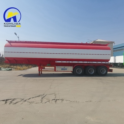 서스펜션 기계 3 축 42000L 45000 리터 알루미늄 연료 탱커 반 트레일러