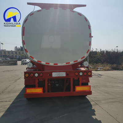 서스펜션 기계 3 축 42000L 45000 리터 알루미늄 연료 탱커 반 트레일러