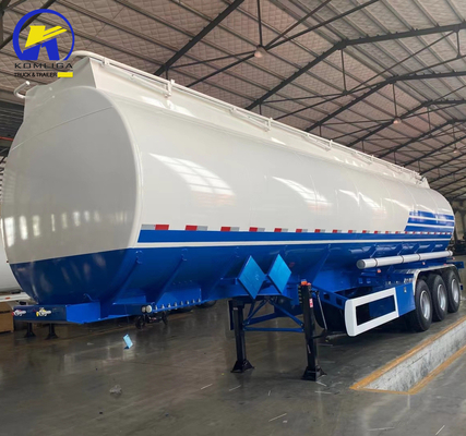 기계식 서스펜션 3 축 40000L/42000L/45000L 알루미늄 합금 탱커 반 트레일러