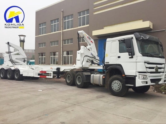 20 FT 40 FT 평면 사이드 로더 컨테이너 사이드 리퍼 1820mm 트레일러 반 트레일러