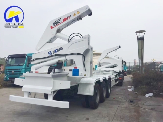 슬라이드 수압 2 * 20FT 40FT 스켈레톤 컨테이너 측면 로더 컨테이너 로딩을위한 리퍼