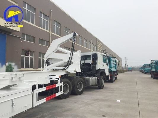 슬라이드 수압 2 * 20FT 40FT 스켈레톤 컨테이너 측면 로더 컨테이너 로딩을위한 리퍼