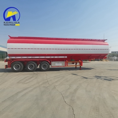 알루미늄 도보 3 축 40000L/42000L/45000L/48000L/50000L 연료/유 운송을 위한 탱커 트레일러