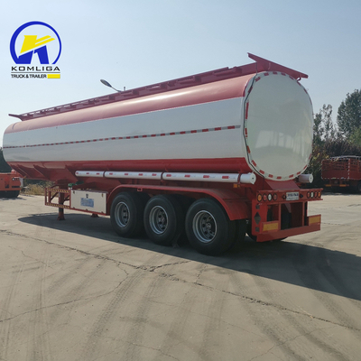 알루미늄 도보 3 축 40000L/42000L/45000L/48000L/50000L 연료/유 운송을 위한 탱커 트레일러