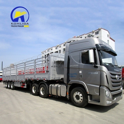 3 축 평면 화물 스틸 반 트럭 트레일러 사용자 정의 요청 315/80r22.5.12r225