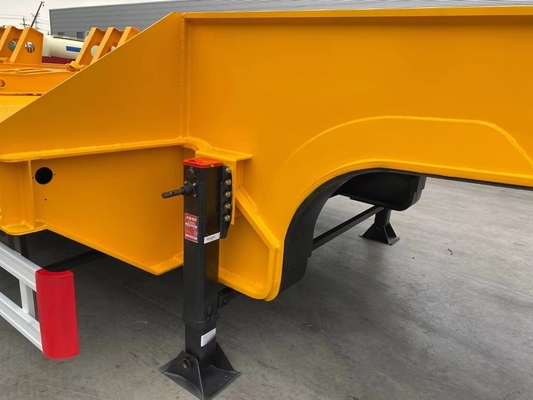40-100 톤의 유료 화물 Fuwa Axles 낮은 침대 트레일러 램프와 반 트레일러 ISO9001 인증