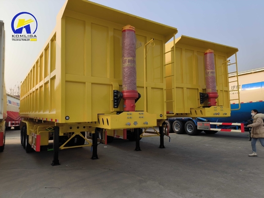 50t 덤프 반트레일러 휠 베이스 7000-8000mm 및 GCC 인증