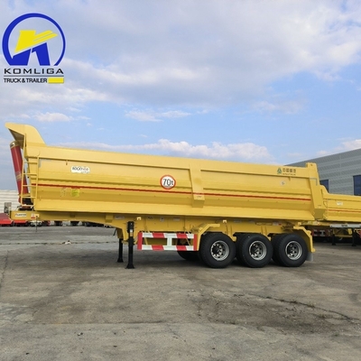 70t Sinotruk HOWO 중량 덤프 트레일러 철강 체구와 Jost C200t 착륙 기구