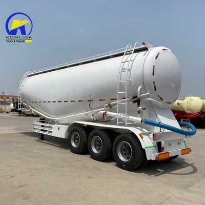 3 축 50tons 40cbm 시로 시멘트 파우더 텐커 반 트레일러 러시아/카자흐스탄