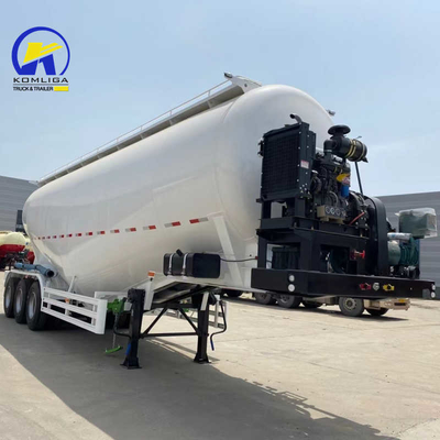 3 축 50tons 40cbm 시로 시멘트 파우더 텐커 반 트레일러 러시아/카자흐스탄