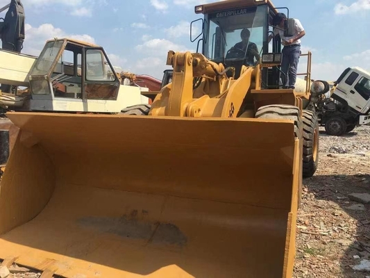 3-6t 등급 부하 사용 된 휠 로더 Caterpillar 966f 966h 966c
